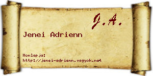 Jenei Adrienn névjegykártya